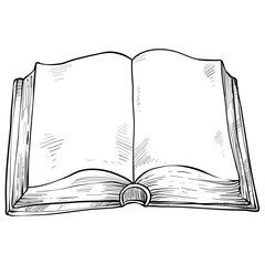 Book handdrawn illustration