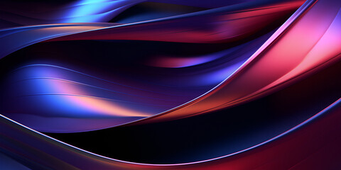 Technological wave background 3d modern tech wallpaper , Colorful abstract background Generative Ai