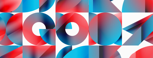 Minimal geometric abstract background design