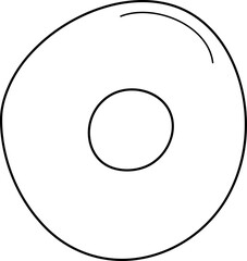 doodle alphabet uppercase o