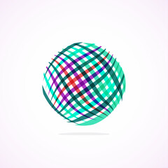 Minimal geometric abstract background design