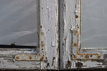 old wooden door