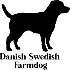 Danish Swedish Farmdog Dog silhouette dog breeds logo dog monogram logo dog face vector
SVG PNG EPS
