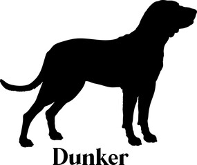 Dunker Dog silhouette dog breeds logo dog monogram logo dog face vector
SVG PNG EPS