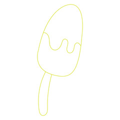 Cute doodle line shape. Doodle line decoration. Vector illustration.