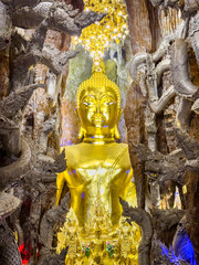 Wat Maneewong or Maniwong temple in Nakhon Nayok, Thailand