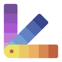 Color Palette colorful flat icon