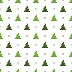 Pine Tree seamless pattern background.