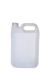 Gallon plastic bottle for transporting liquid dosing product