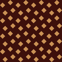 Seamless pattern with geometric motifs in 2 colors