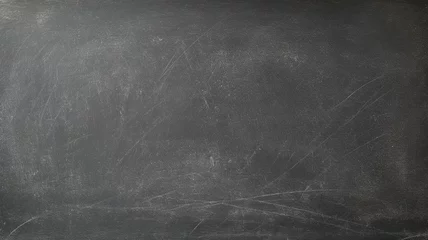 Foto op Plexiglas blackboard in the classroom for chalk. black gray blank background. chalkboard © kichigin19