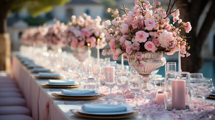 Imagine a wall adorned with a palette of soft, pastel colors&mdash;a visually appealing canvas that exudes tranquility and elegance. Enhanced by vibrant balloons tied with flowing ribbons, this composition 