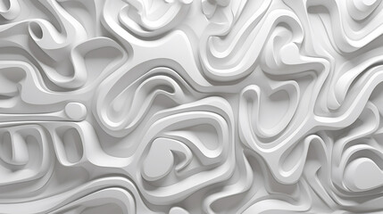 white Curve wave pattern banner. 3D white geometric background overlap bright space with waves decoration. white abstract wave texture background design use for banner flyers, posters.