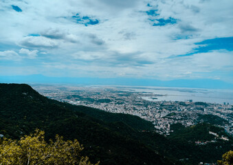 Rio de Janeiro mountains and clouds