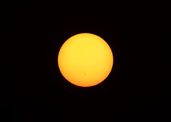 The sun at  sunset, FOV 960mm