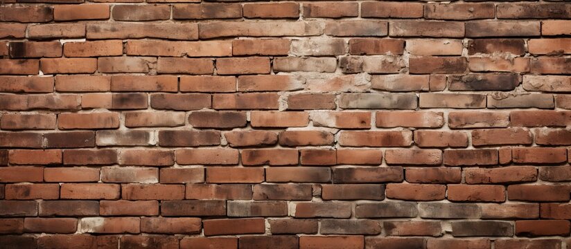 The texture of a wall made of bricks