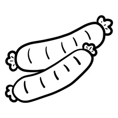 Hotdog drawing