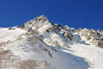 冬の木曽駒ケ岳