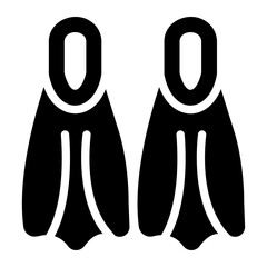 flippers Solid icon © Barudak Lier