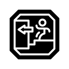 exit glyph icon