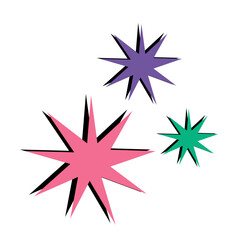 retro shapes element