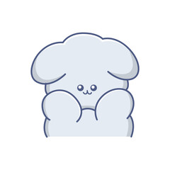 Cute Bear Character Design Illustration