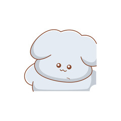 Cute Bear Character Design Illustration