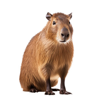 capybara isolated on transparent background,transparency 