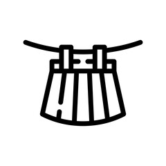 skirt line icon