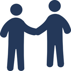 two people shaking hands