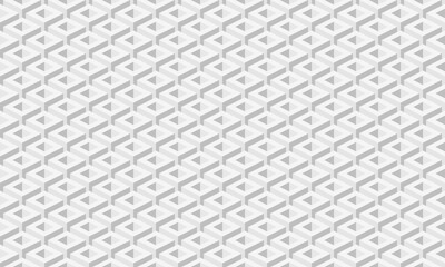 Grey 3d cube geometric isometric seamless pattern background. Vector Repeating Texture.