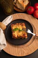Bolognese tomato sauce traditional lasagna food