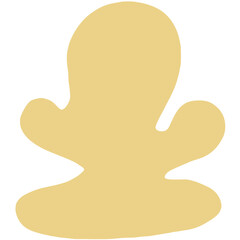 The soft, irregular shape of the blob shape is simple, fun, and versatile for a variety of creative designs.