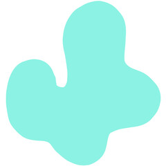 The soft, irregular shape of the blob shape is simple, fun, and versatile for a variety of creative designs.