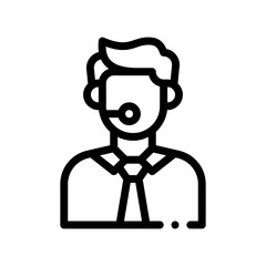 translator line icon