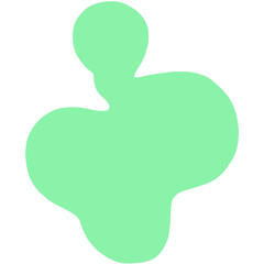 The soft, irregular shape of the blob shape is simple, fun, and versatile for a variety of creative designs.