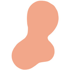 The soft, irregular shape of the blob shape is simple, fun, and versatile for a variety of creative designs.