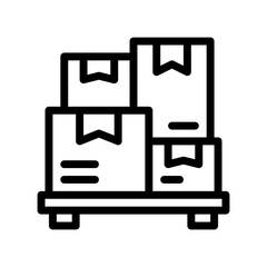packages line icon
