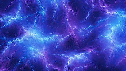 Fototapeta na wymiar Lightning bolts storm clouds Pattern blue and purple wallpaper background