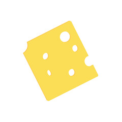 Cheese plate on transparent background.