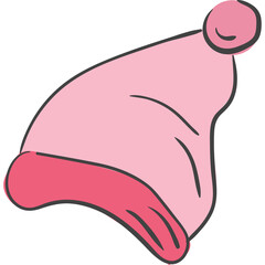 Baby Beanie Doodle Illustration