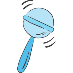 Baby Toys Doodle Illustration