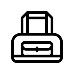 sport bag line icon