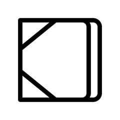 folder line icon