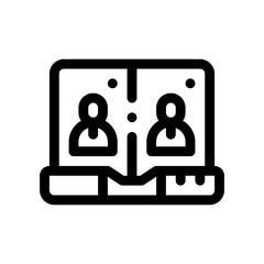 video call line icon