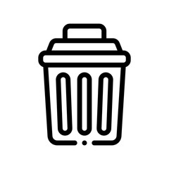 trash line icon