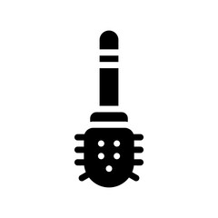 toilet brush glyph icon