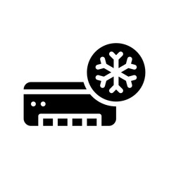 air conditioner glyph icon