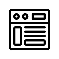 blog line icon