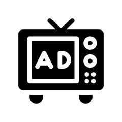 tv glyph icon